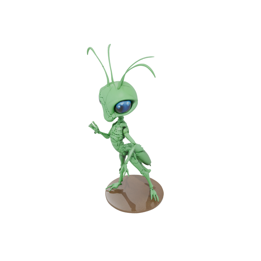 Galaxy Chibi Flexi Praying Mantis