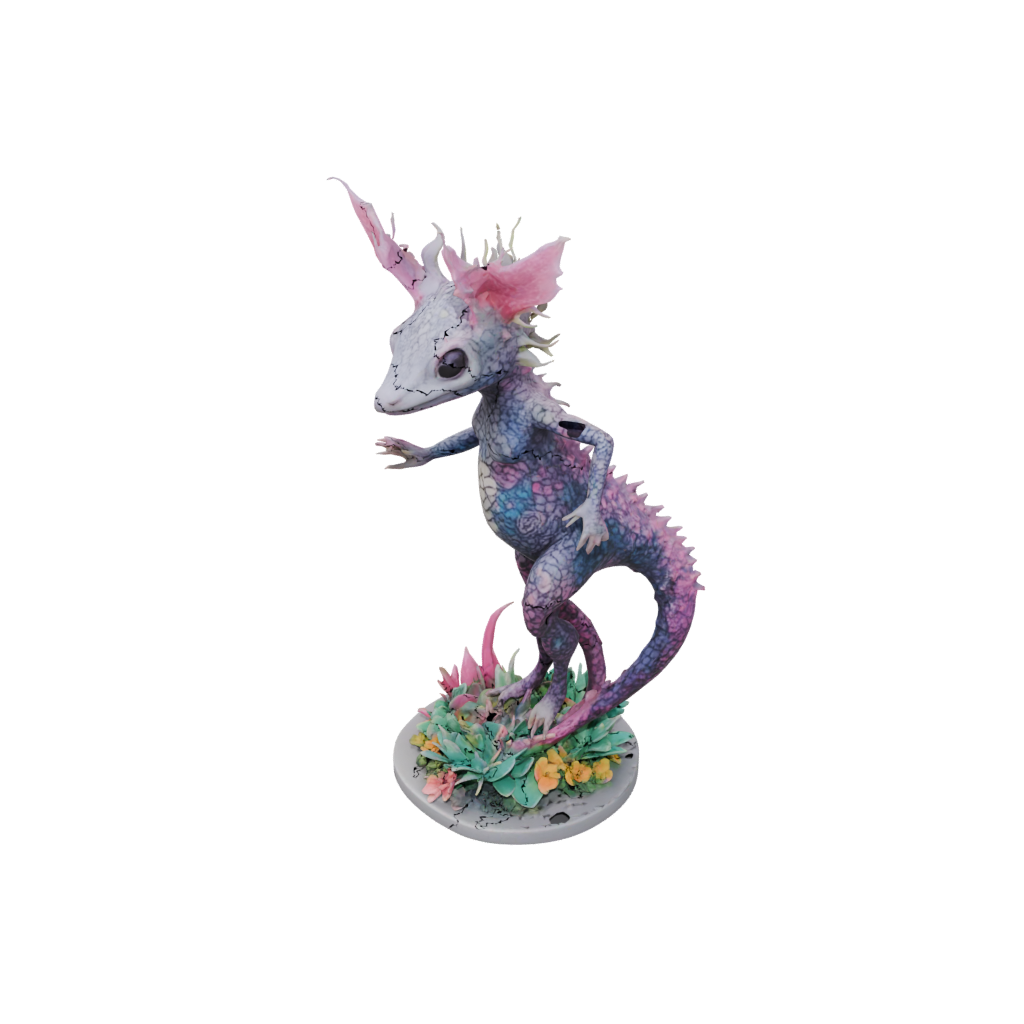 Galaxy Floral Flexi Axolotl