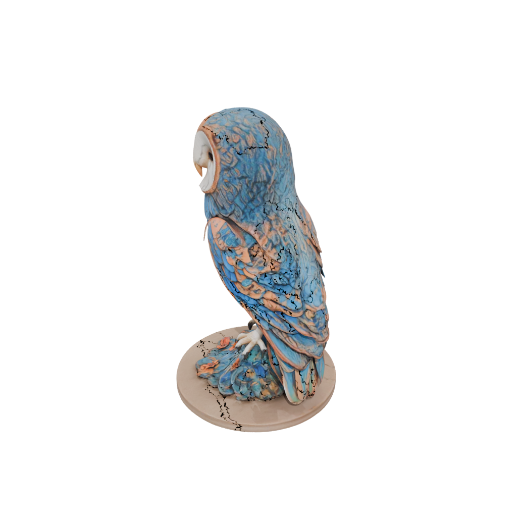 Galaxy Floral Flexi Barn Owl
