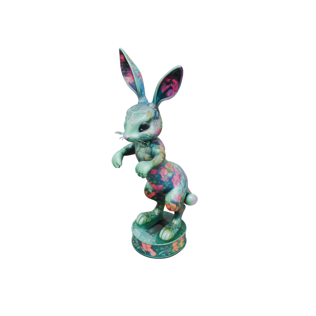 Galaxy Floral Flexi Bunny Rabbit