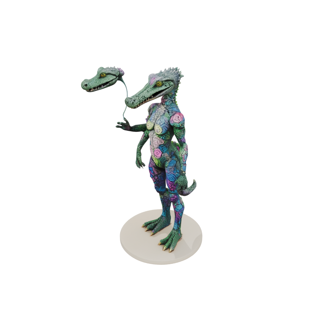 Galaxy Floral Flexi Crocodile