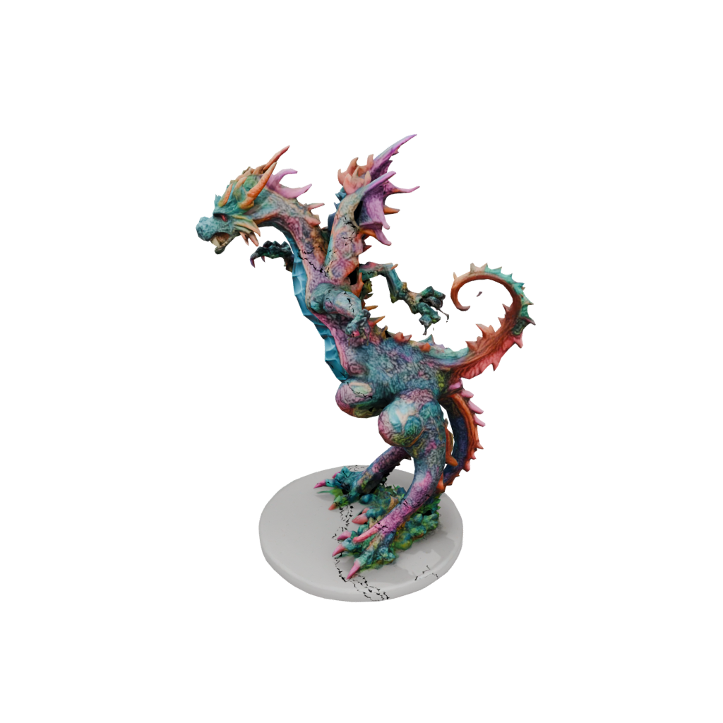 Galaxy Floral Flexi Dragon