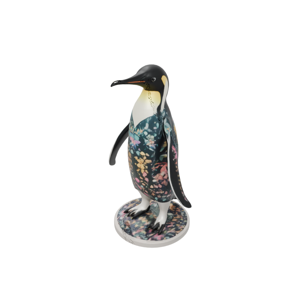 Galaxy Floral Flexi Emperor Penguin