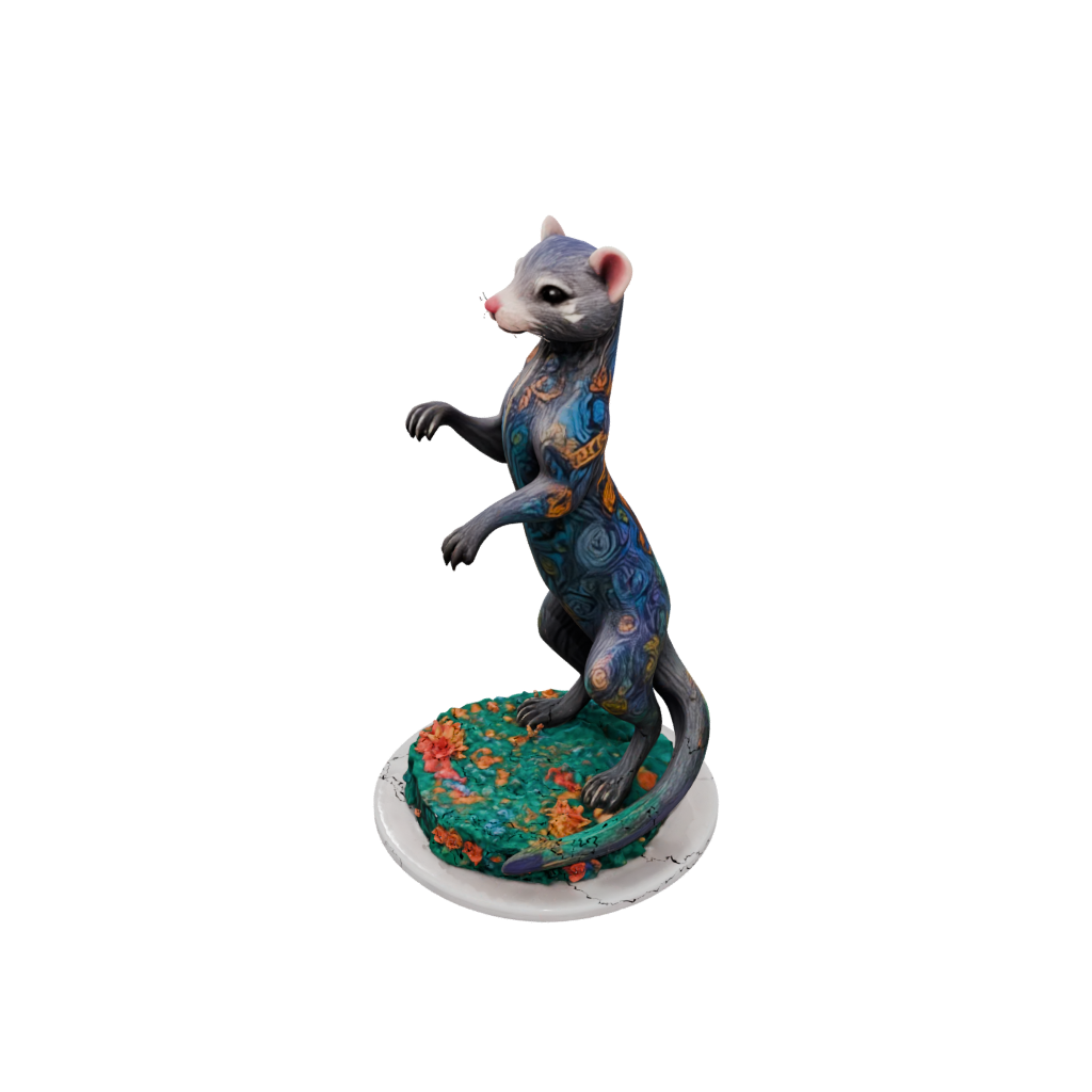 Galaxy Floral Flexi Ferret