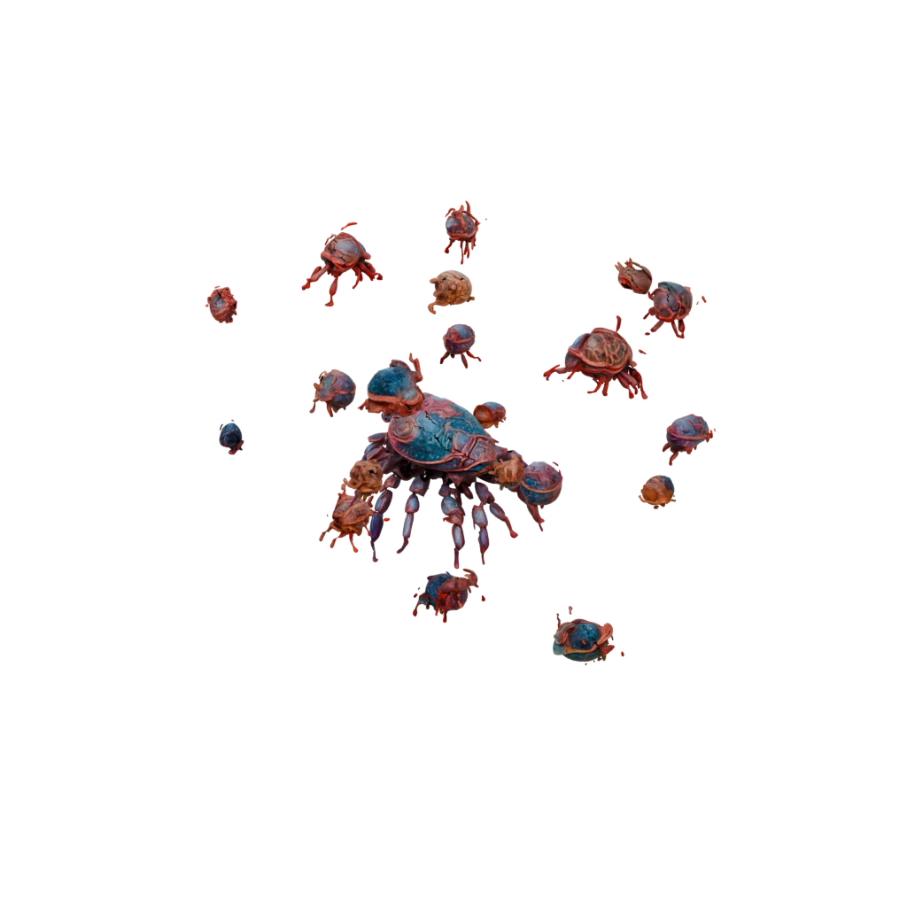 Galaxy Floral Flexi Hermit Crab
