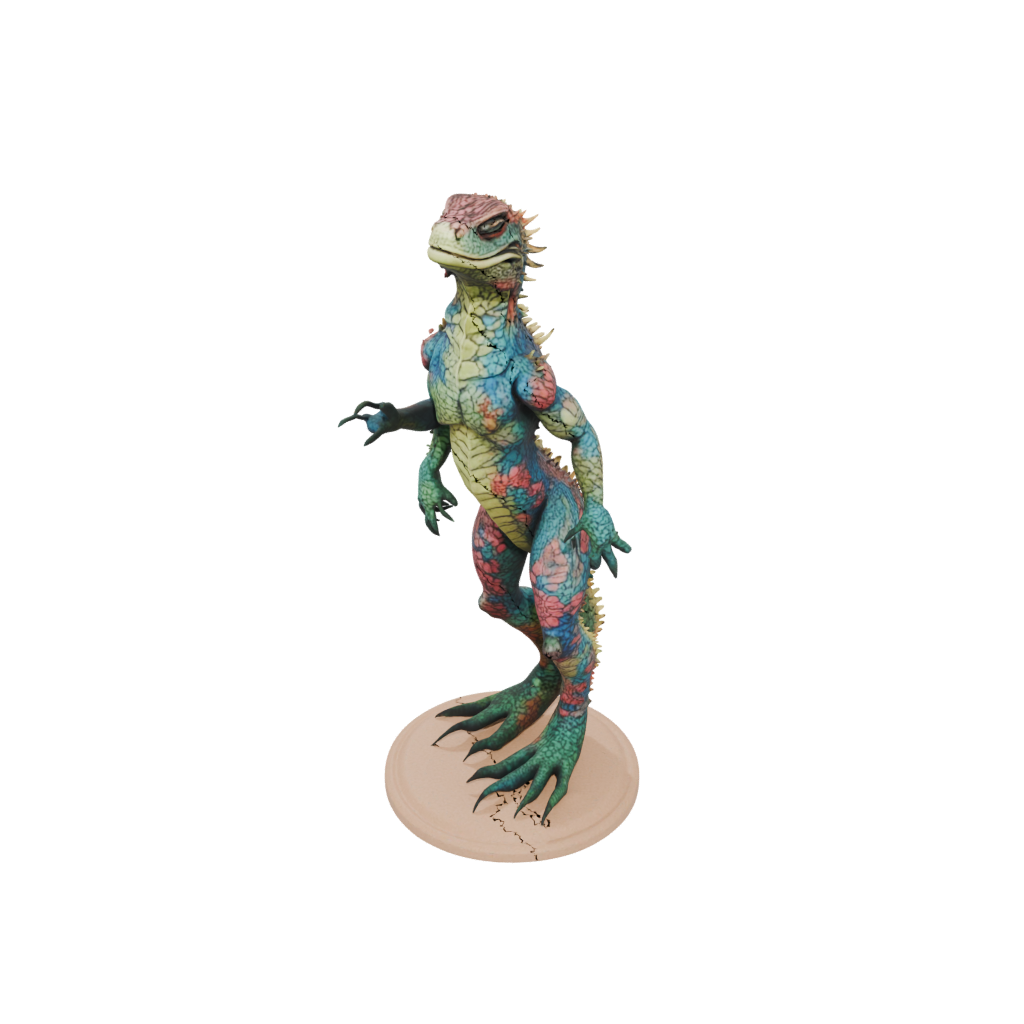 Galaxy Floral Flexi Iguana