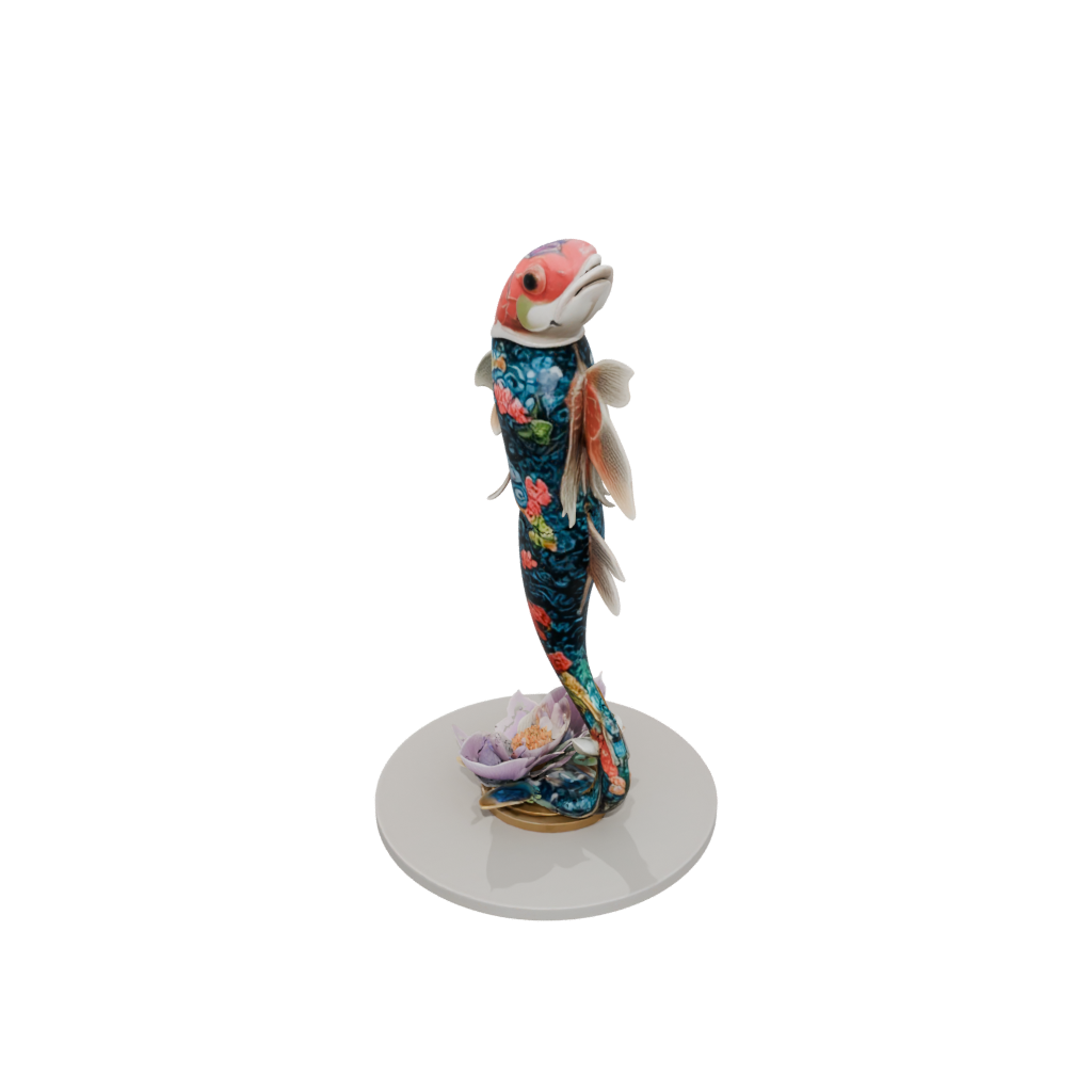 Galaxy Floral Flexi Koi Fish