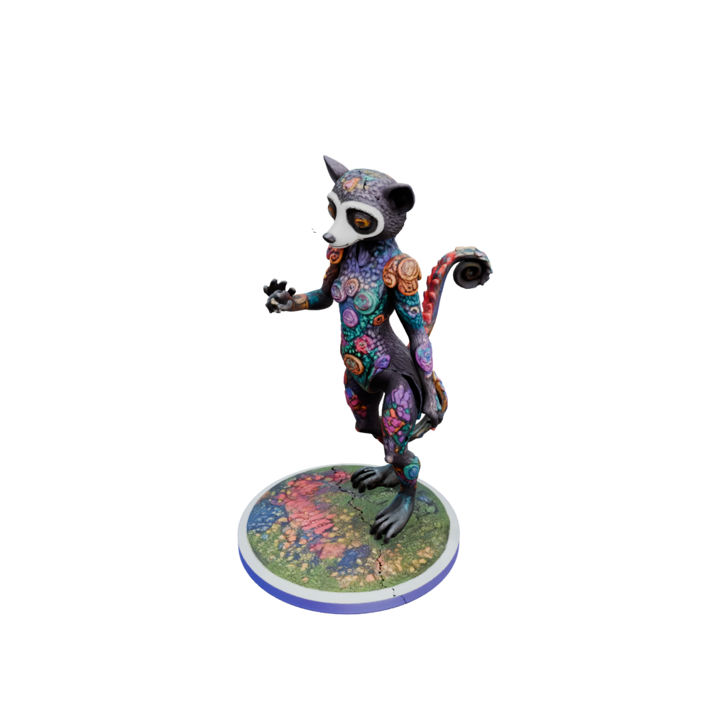 Galaxy Floral Flexi Lemur