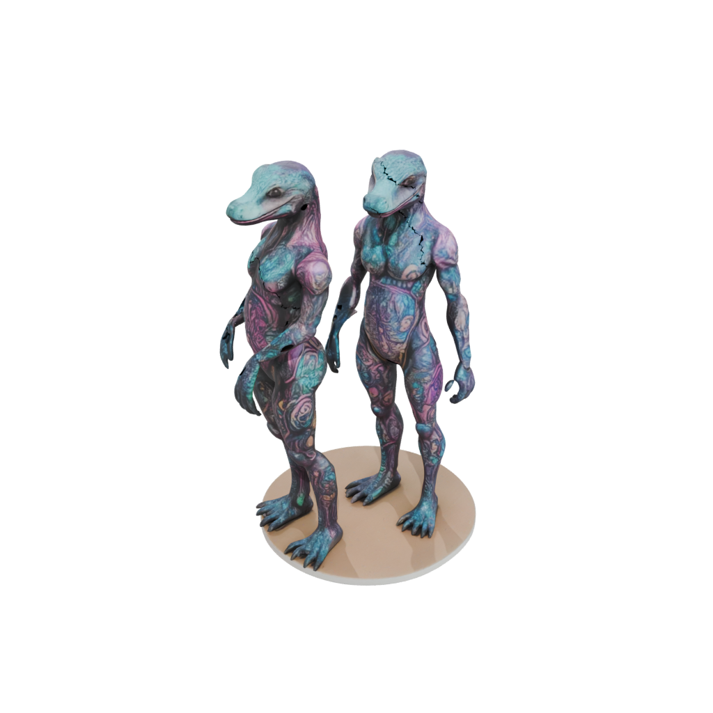 Galaxy Floral Flexi Platypus