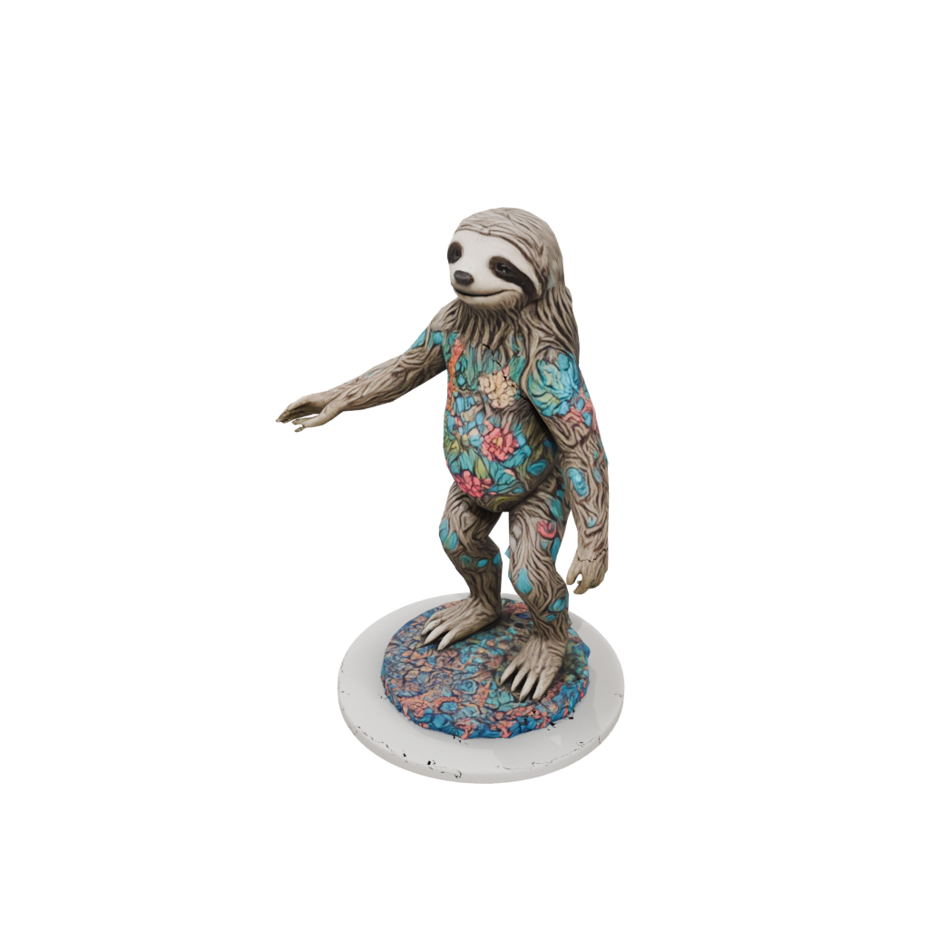 Galaxy Floral Flexi Sloth