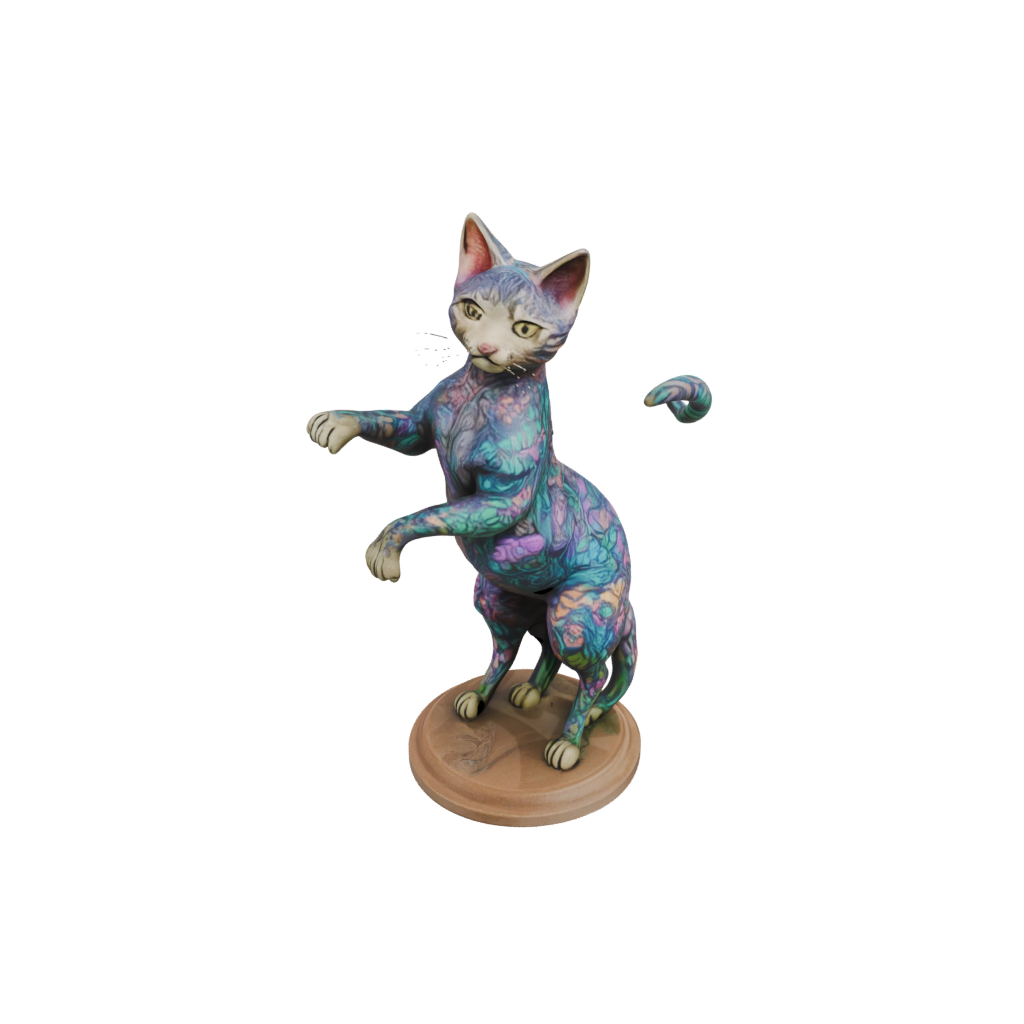 Galaxy Floral Flexi Tabby Cat