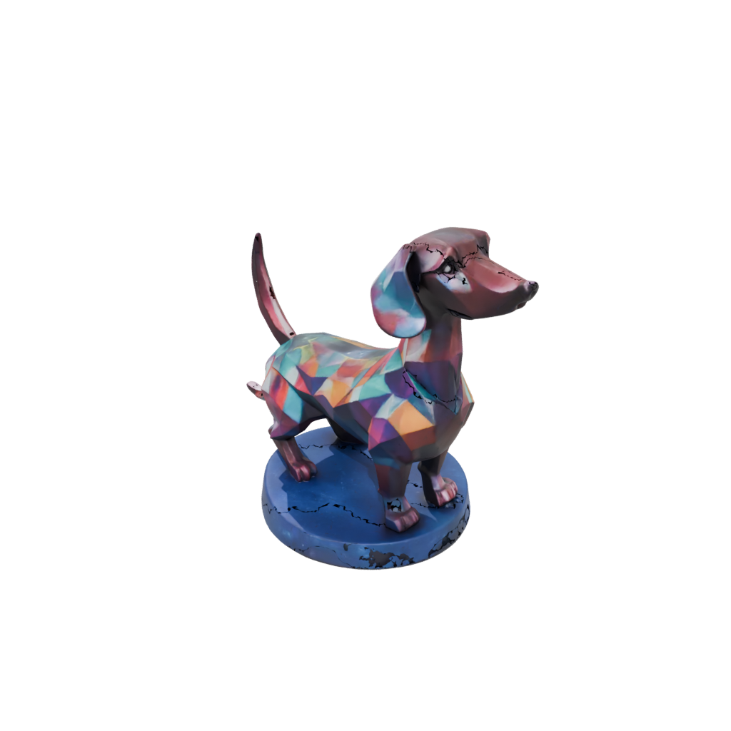 Galaxy Geo Flexi Dachshund Dog