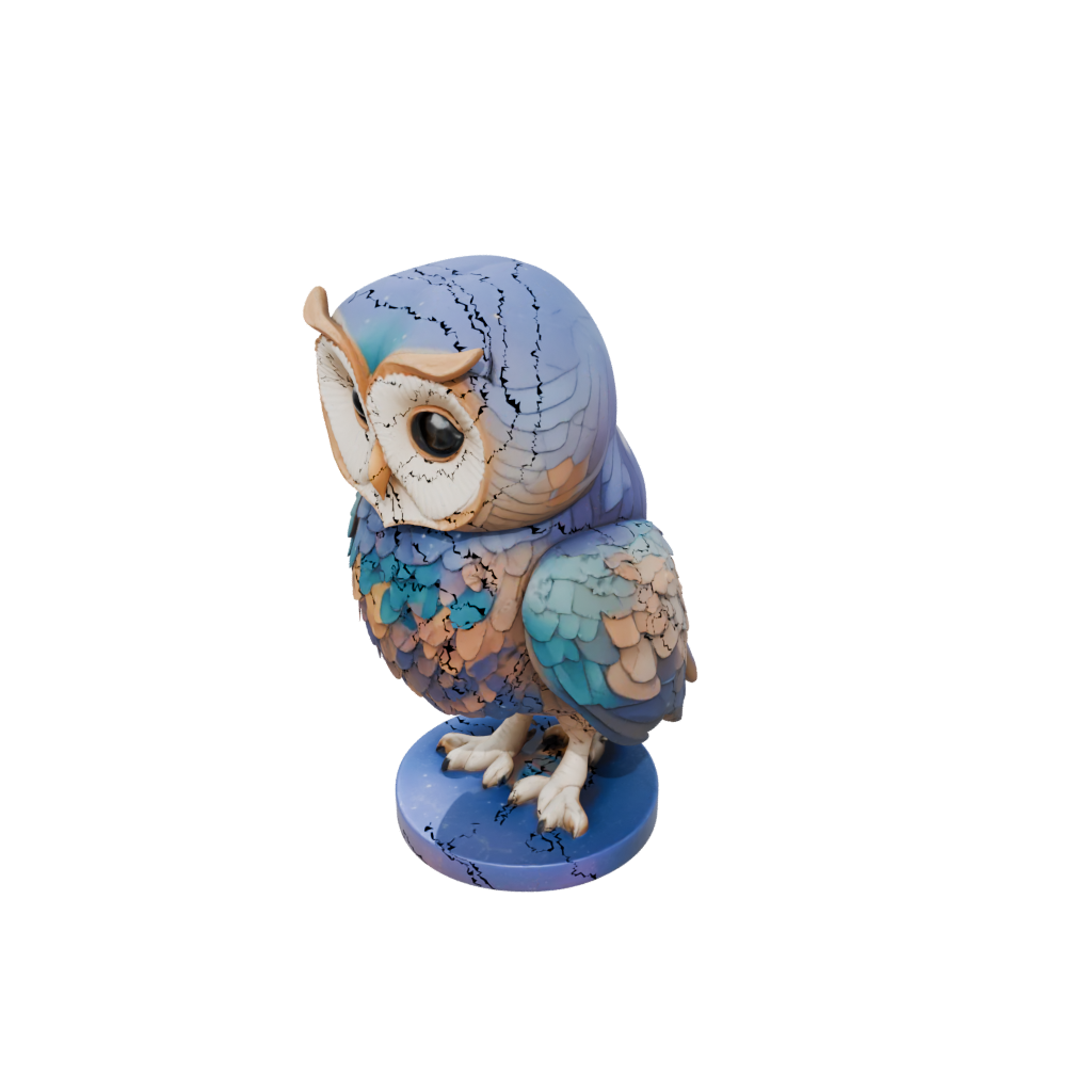 Galaxy Kawaii Flexi Barn Owl