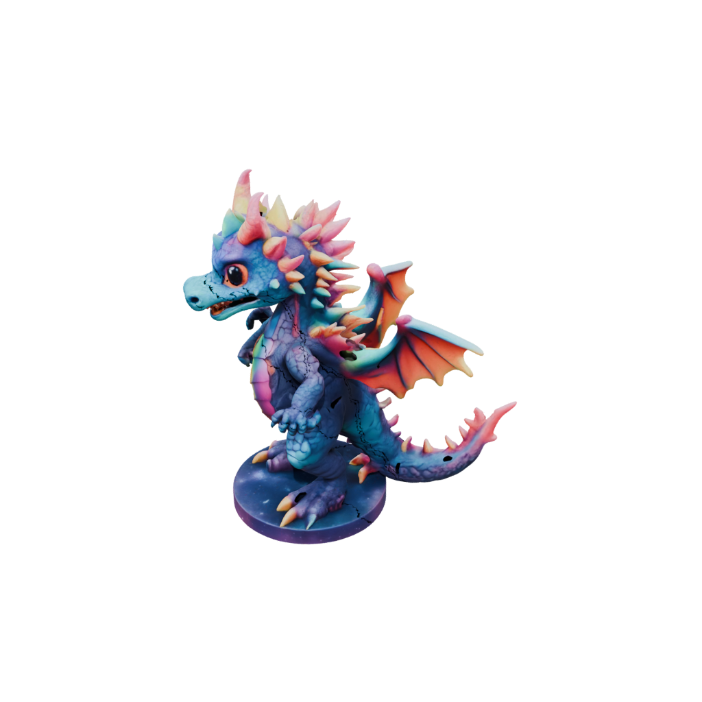 Galaxy Kawaii Flexi Dragon