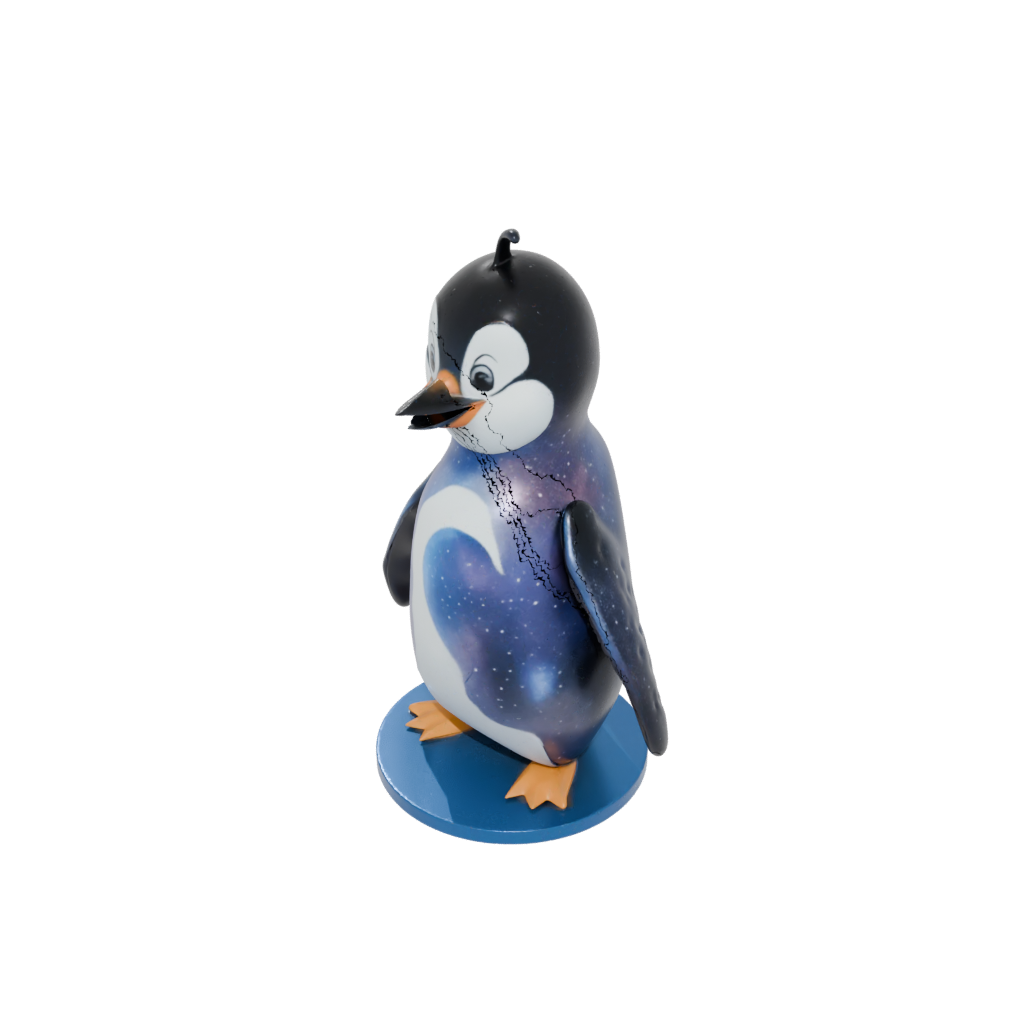 Galaxy Kawaii Flexi Emperor Penguin