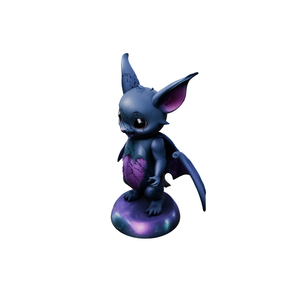 Galaxy Kawaii Flexi Fruit Bat