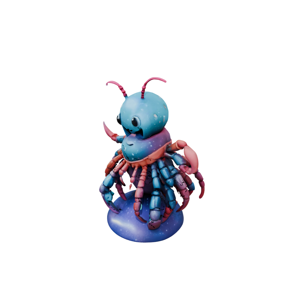 Galaxy Kawaii Flexi Hermit Crab