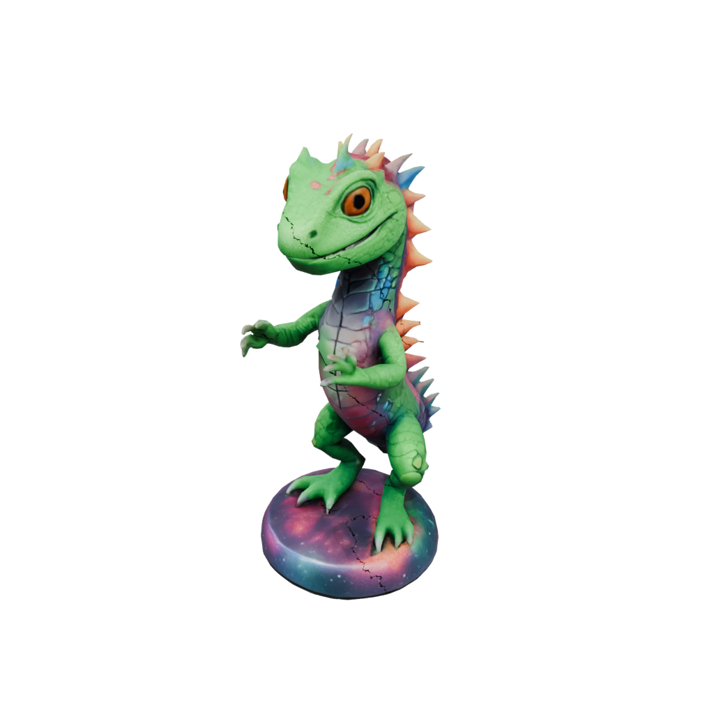 Galaxy Kawaii Flexi Iguana