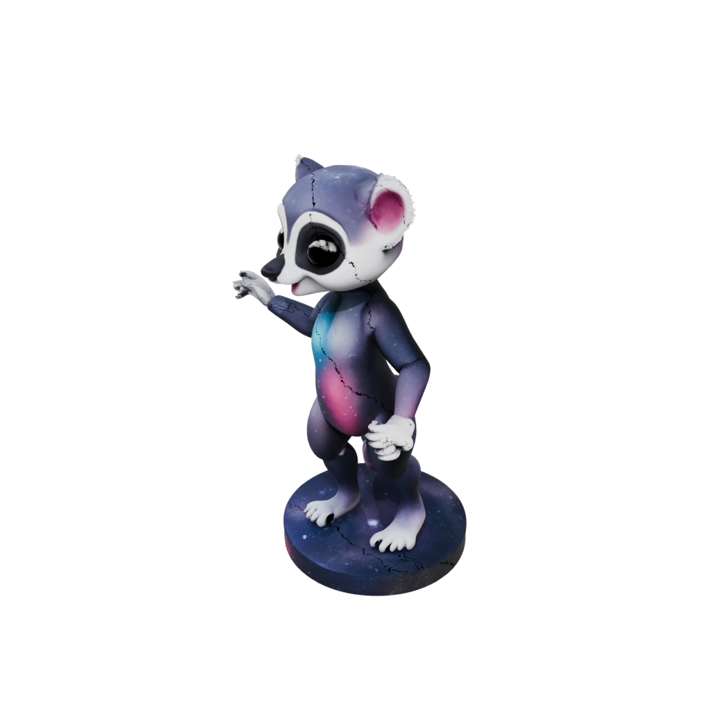 Galaxy Kawaii Flexi Lemur