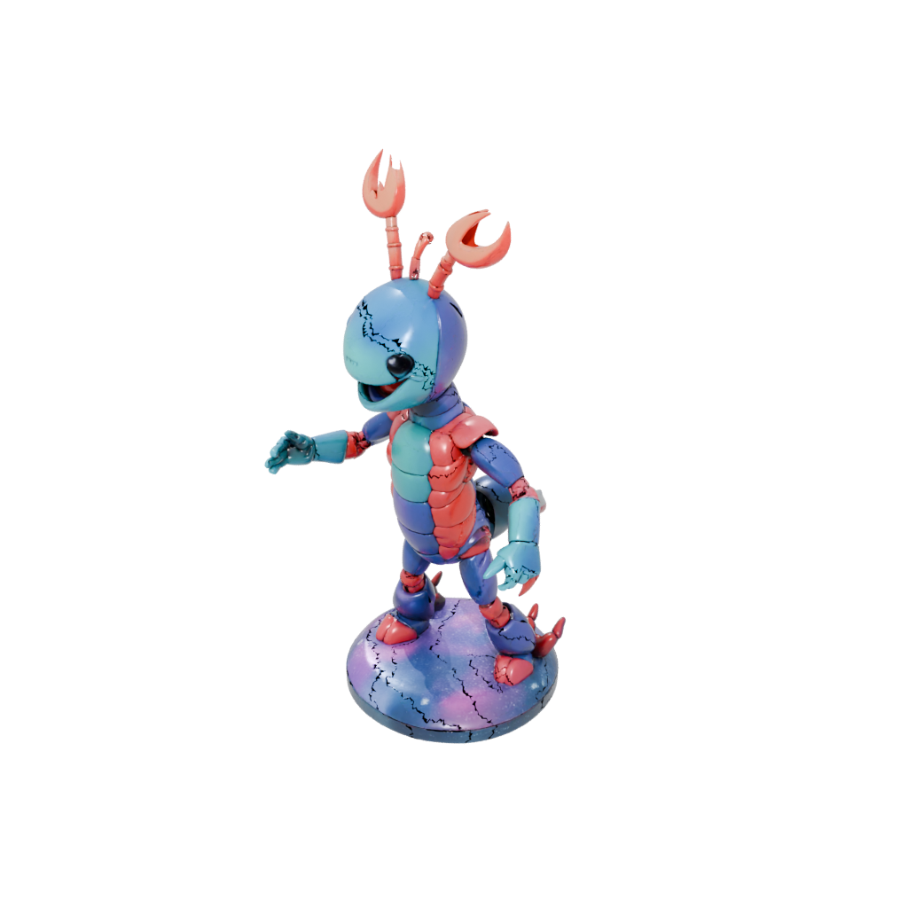 Galaxy Kawaii Flexi Lobster