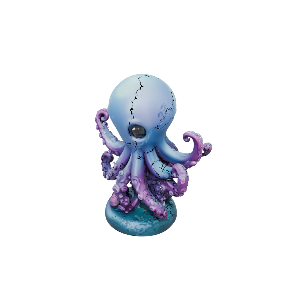 Galaxy Kawaii Flexi Octopus