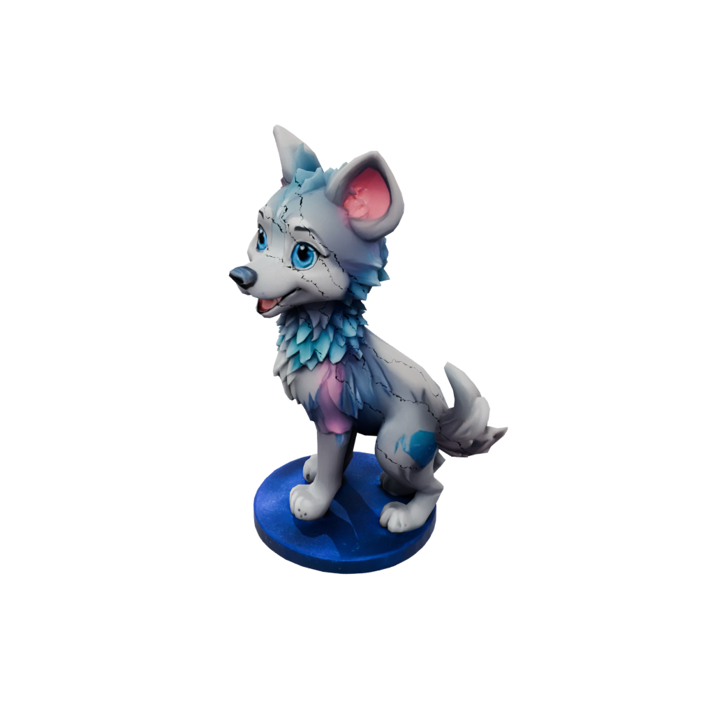 Galaxy Kawaii Flexi Wolf Pup