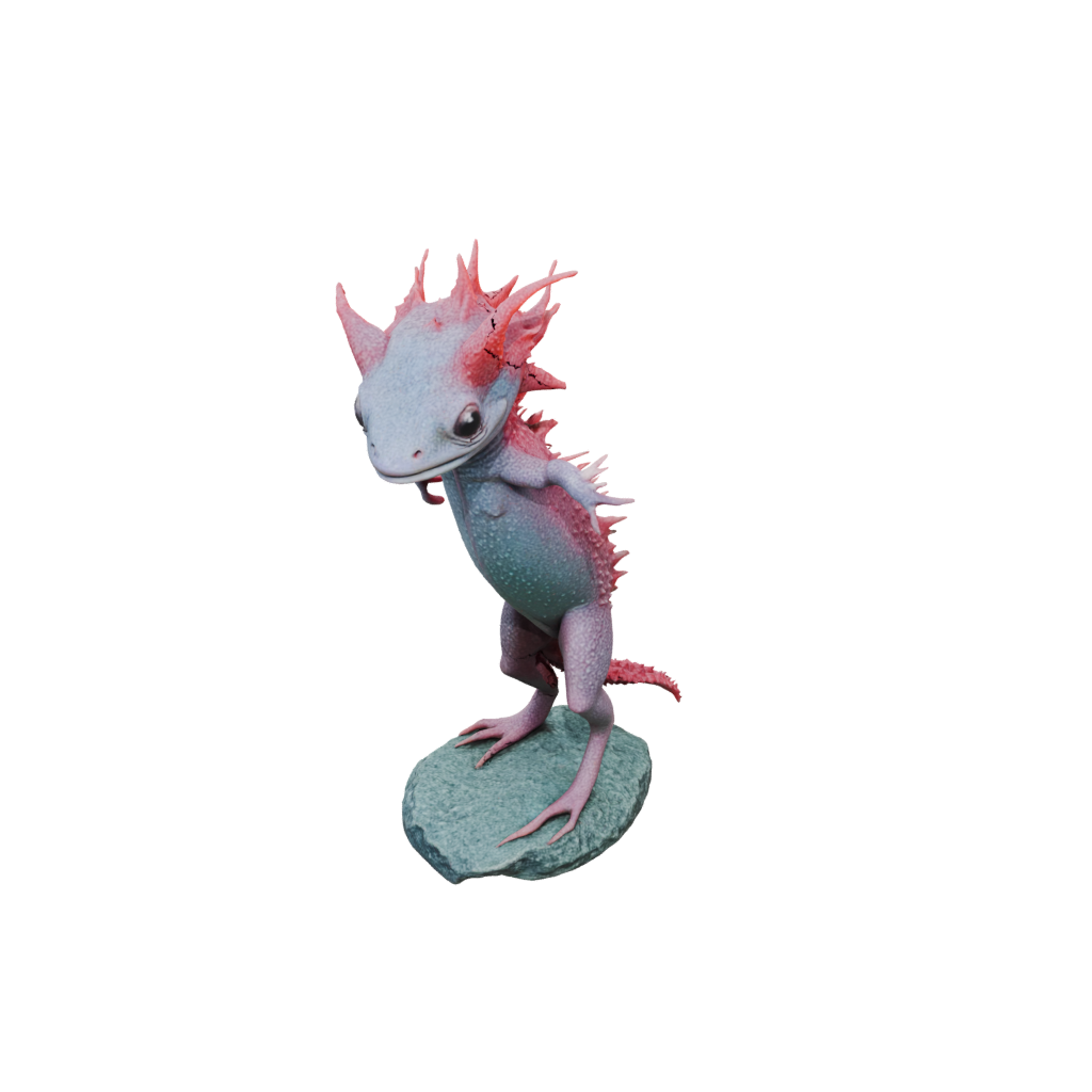 Galaxy Realistic Flexi Axolotl