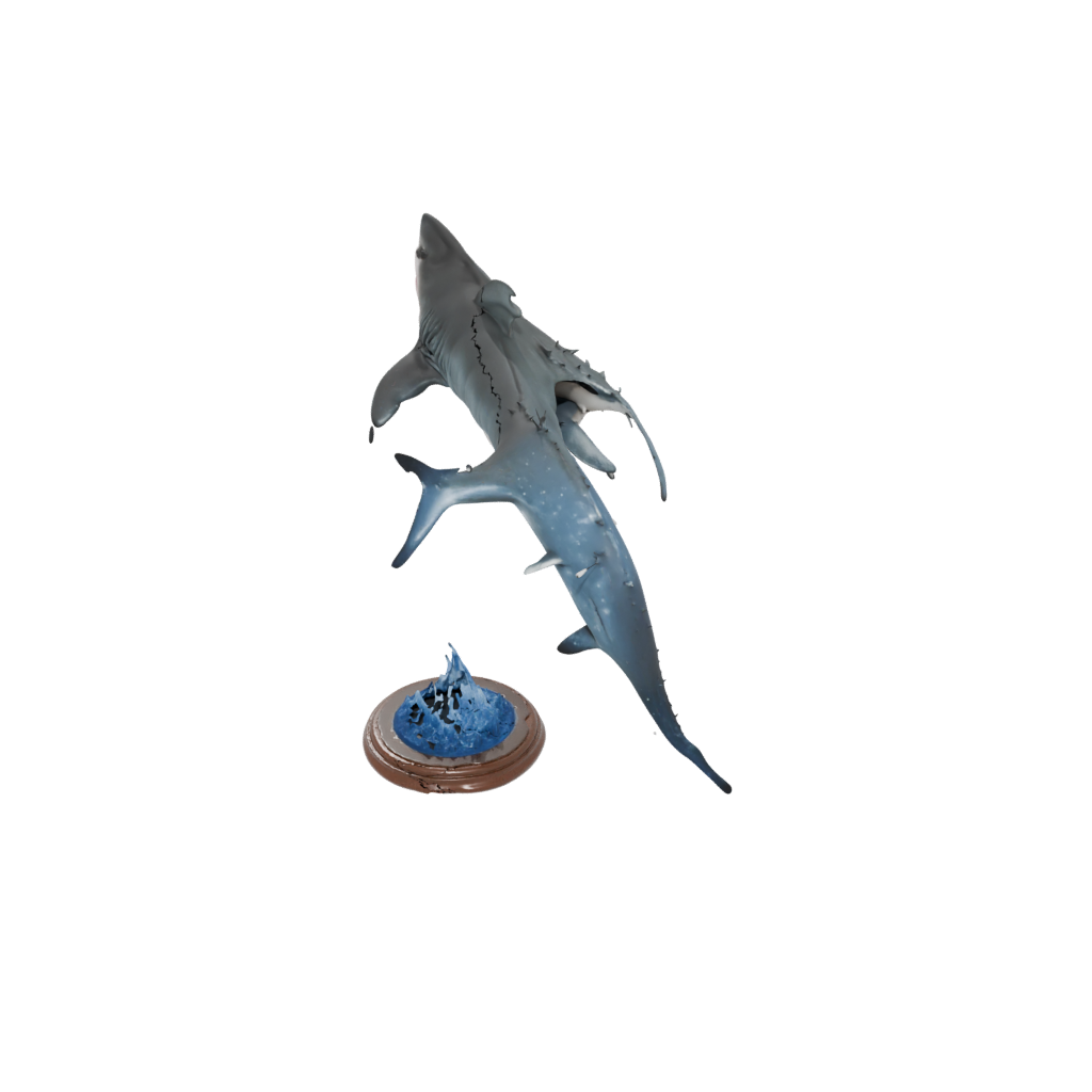 Galaxy Realistic Flexi Great White Shark