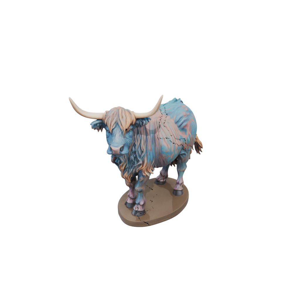 Galaxy Realistic Flexi Highland Cow