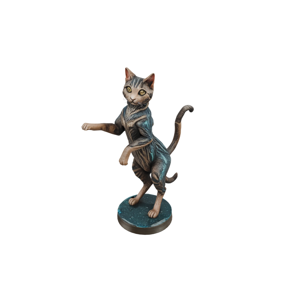 Galaxy Realistic Flexi Tabby Cat