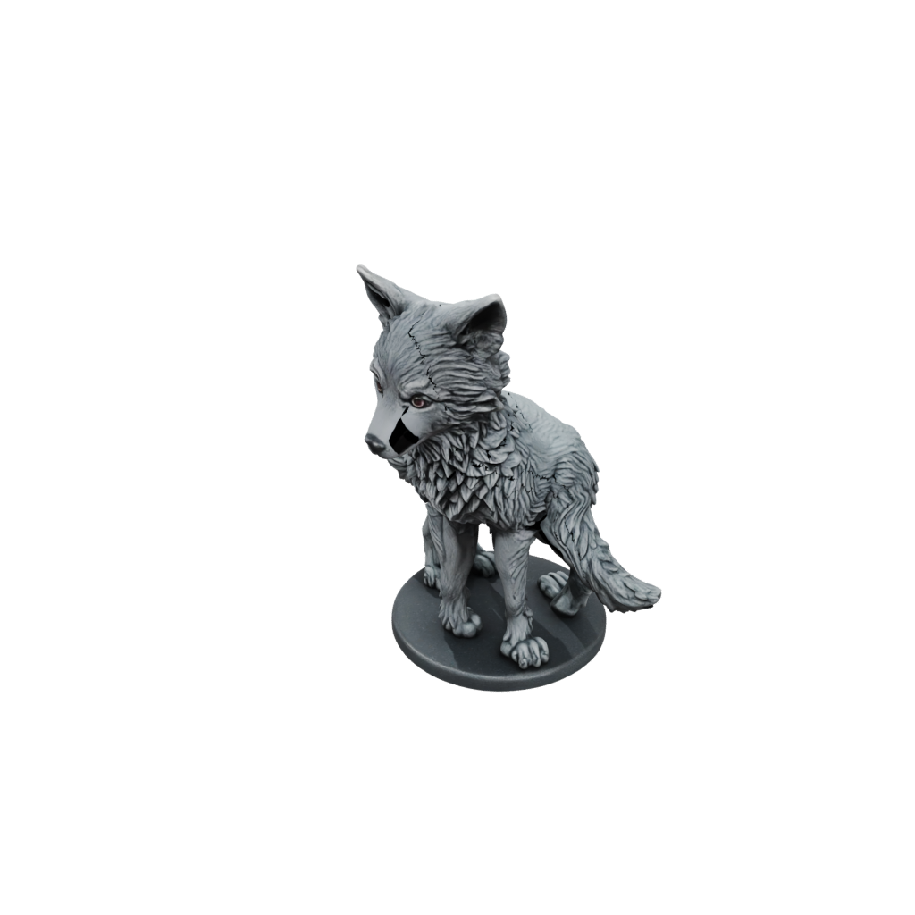 Galaxy Realistic Flexi Wolf Pup