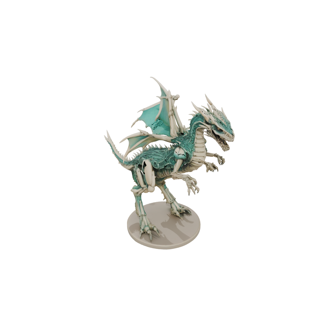 Galaxy Skeleton Flexi Dragon