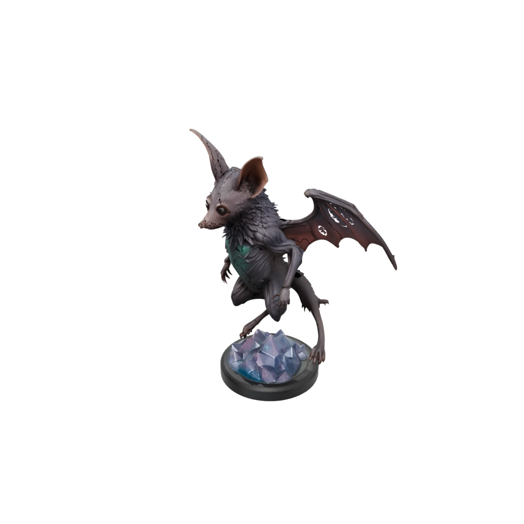 Galaxy Skeleton Flexi Fruit Bat