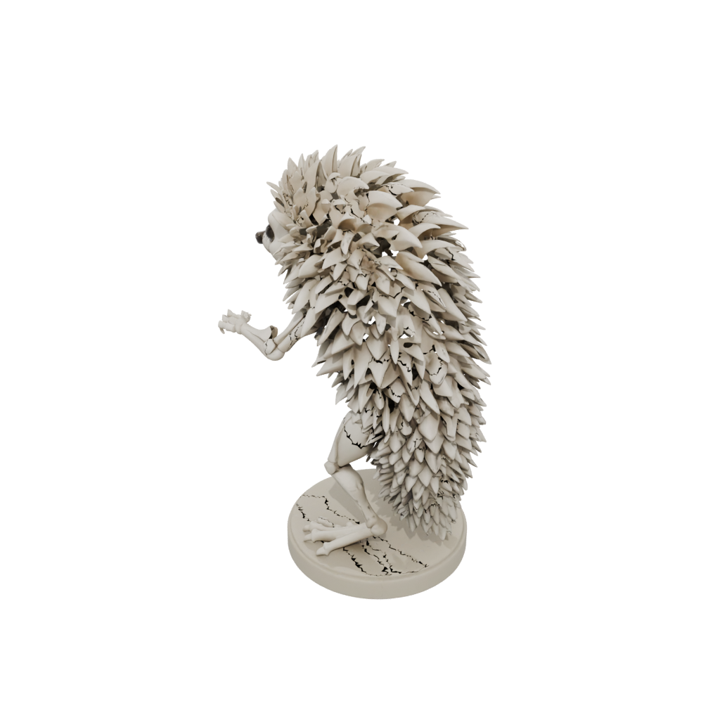 Galaxy Skeleton Flexi Hedgehog