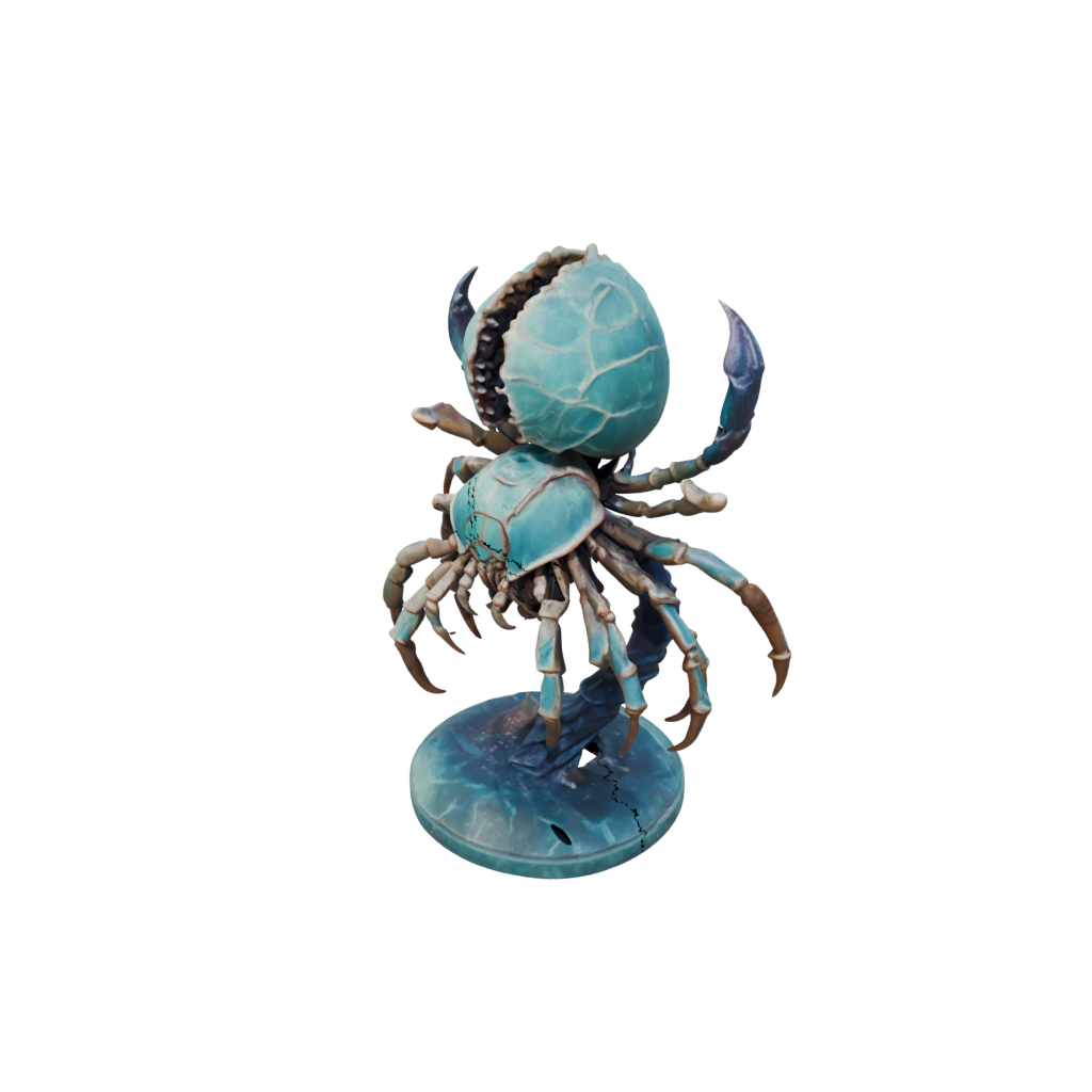 Galaxy Skeleton Flexi Hermit Crab