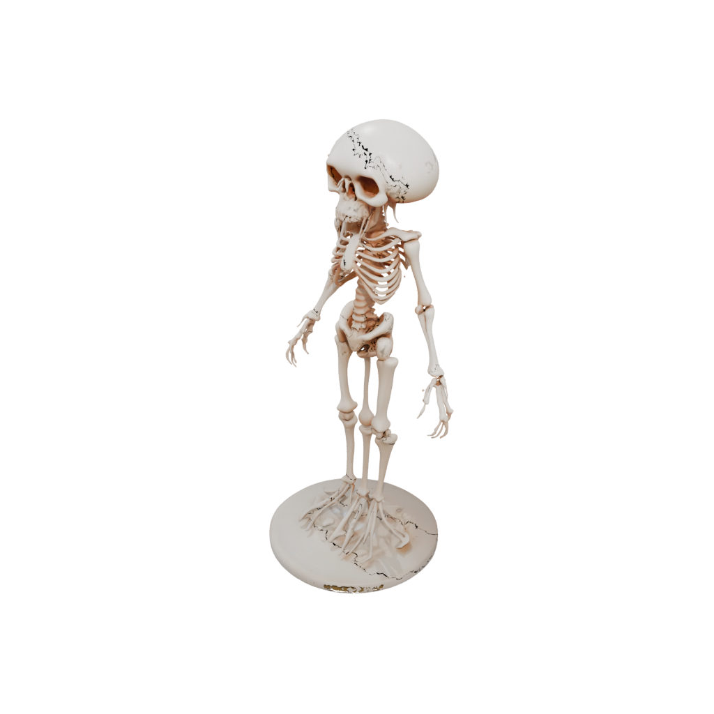 Galaxy Skeleton Flexi Jellyfish