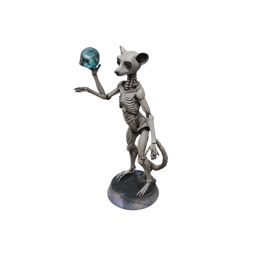 Galaxy Skeleton Flexi Lemur