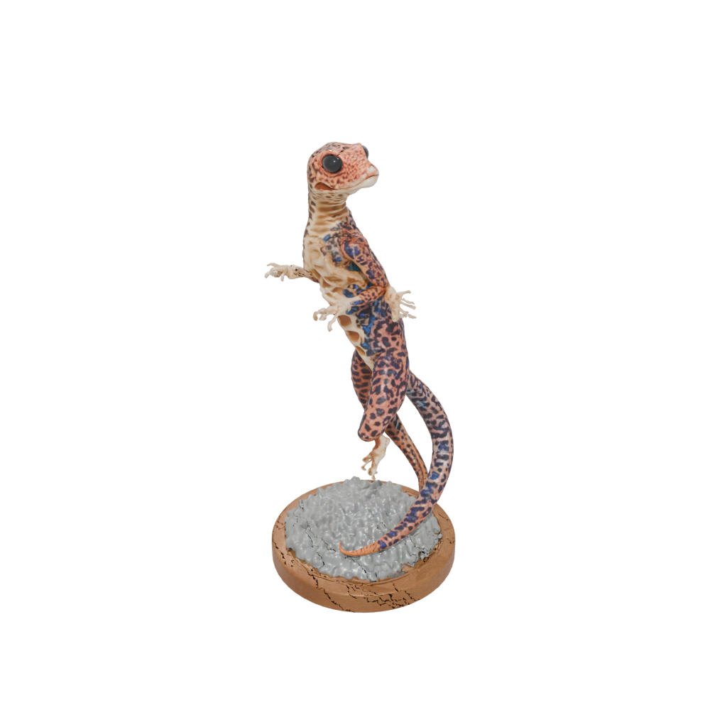 Galaxy Skeleton Flexi Leopard Gecko