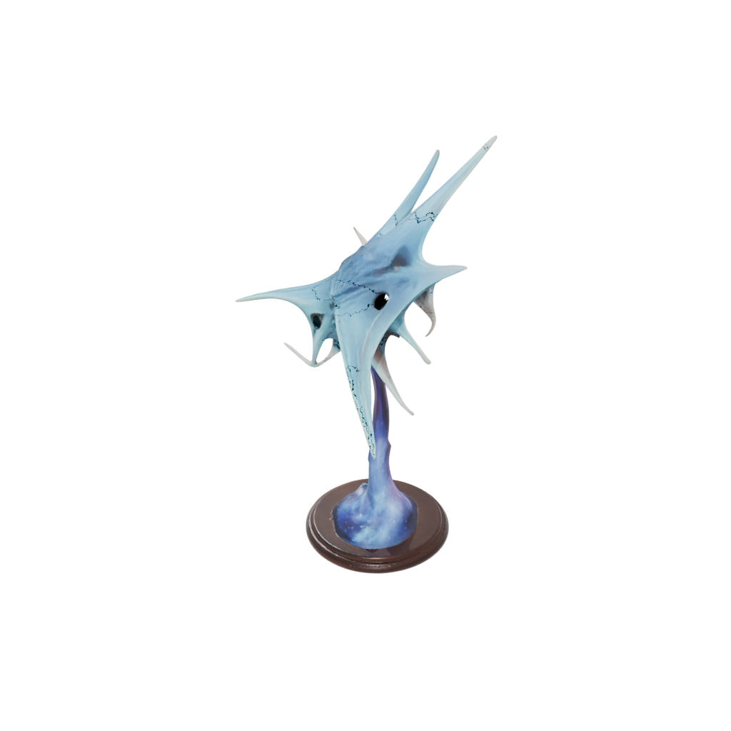 Galaxy Skeleton Flexi Manta Ray