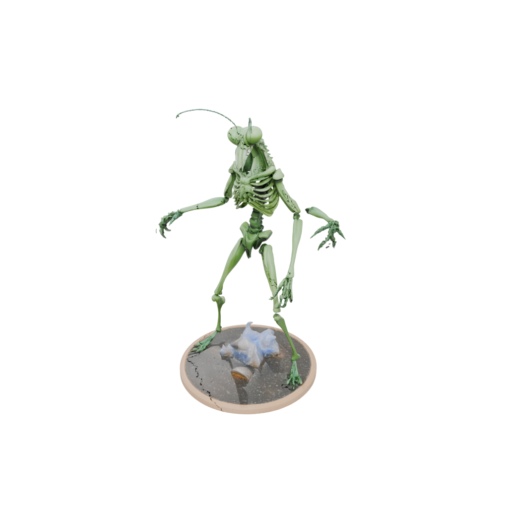 Galaxy Skeleton Flexi Praying Mantis