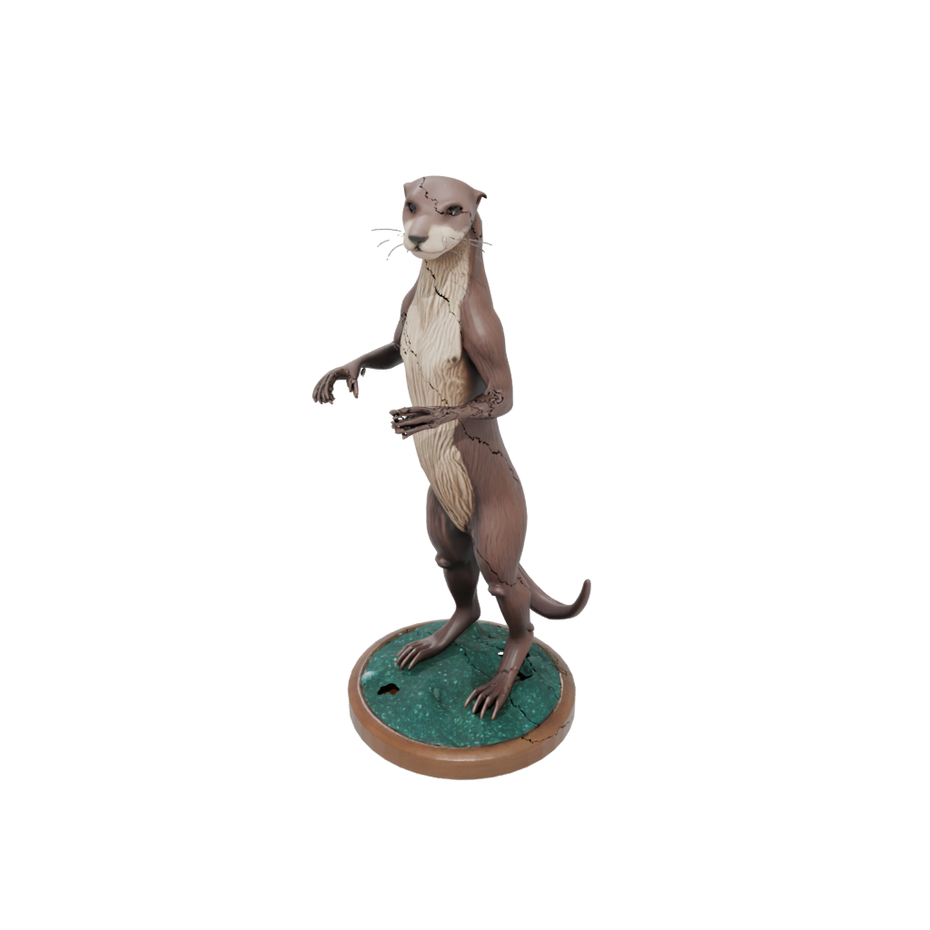 Galaxy Skeleton Flexi River Otter