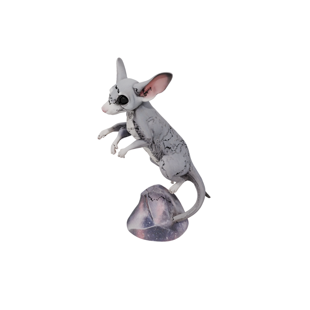 Galaxy Skeleton Flexi Sugar Glider