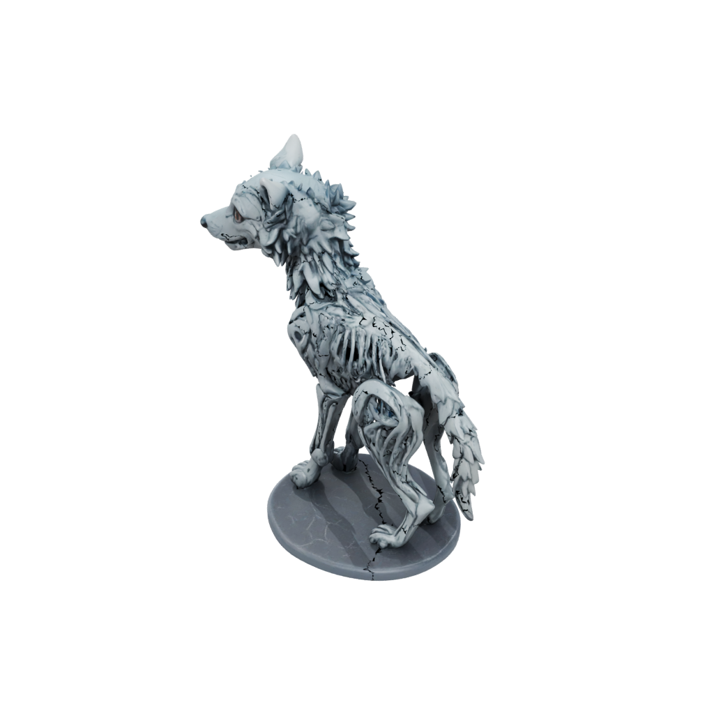 Galaxy Skeleton Flexi Wolf Pup