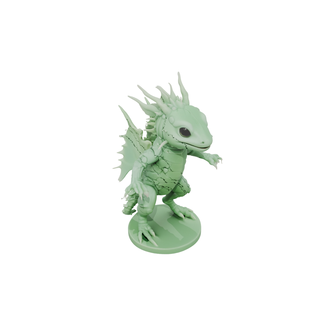 Glow Armored Flexi Axolotl