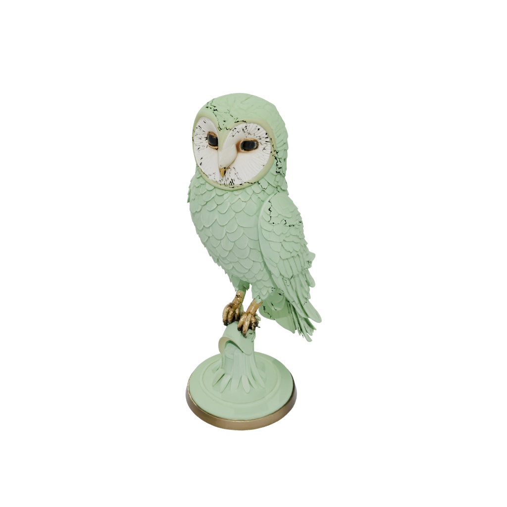 Glow Armored Flexi Barn Owl