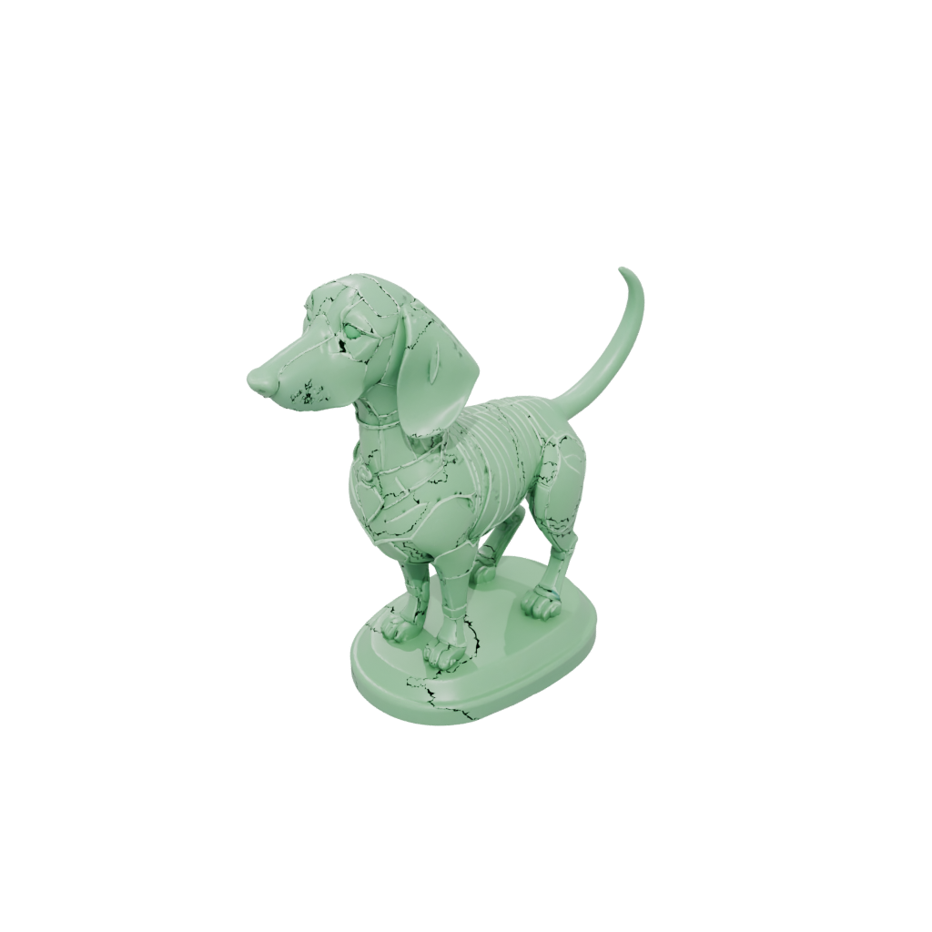 Glow Armored Flexi Dachshund Dog