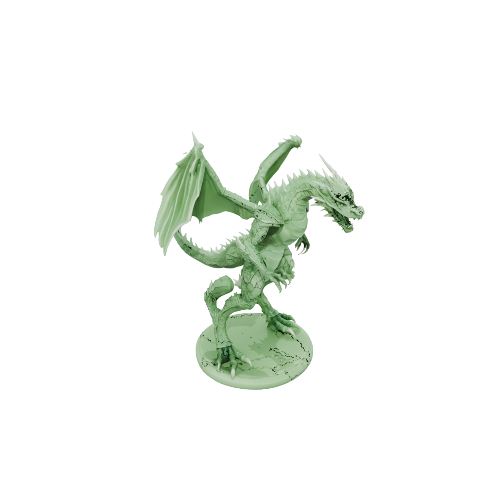 Glow Armored Flexi Dragon