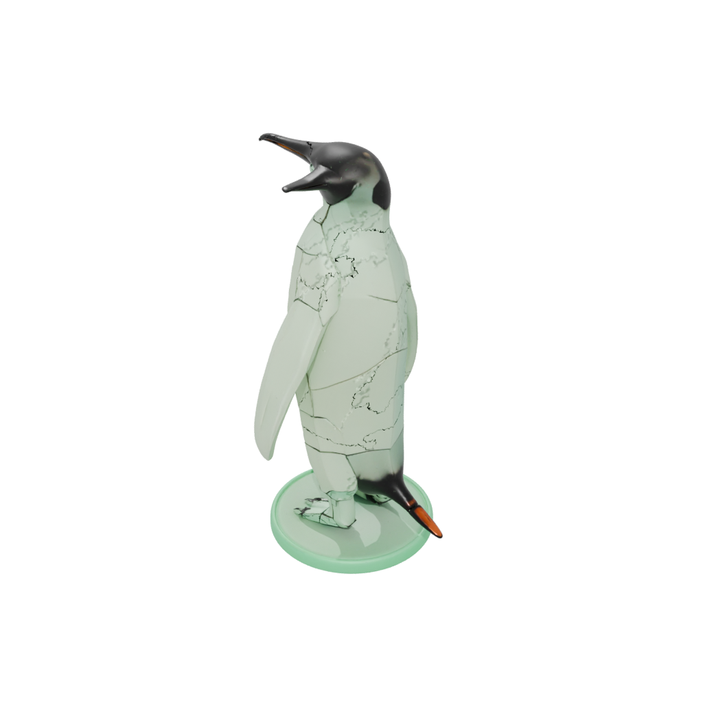 Glow Armored Flexi Emperor Penguin