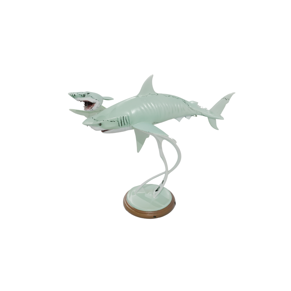 Glow Armored Flexi Great White Shark
