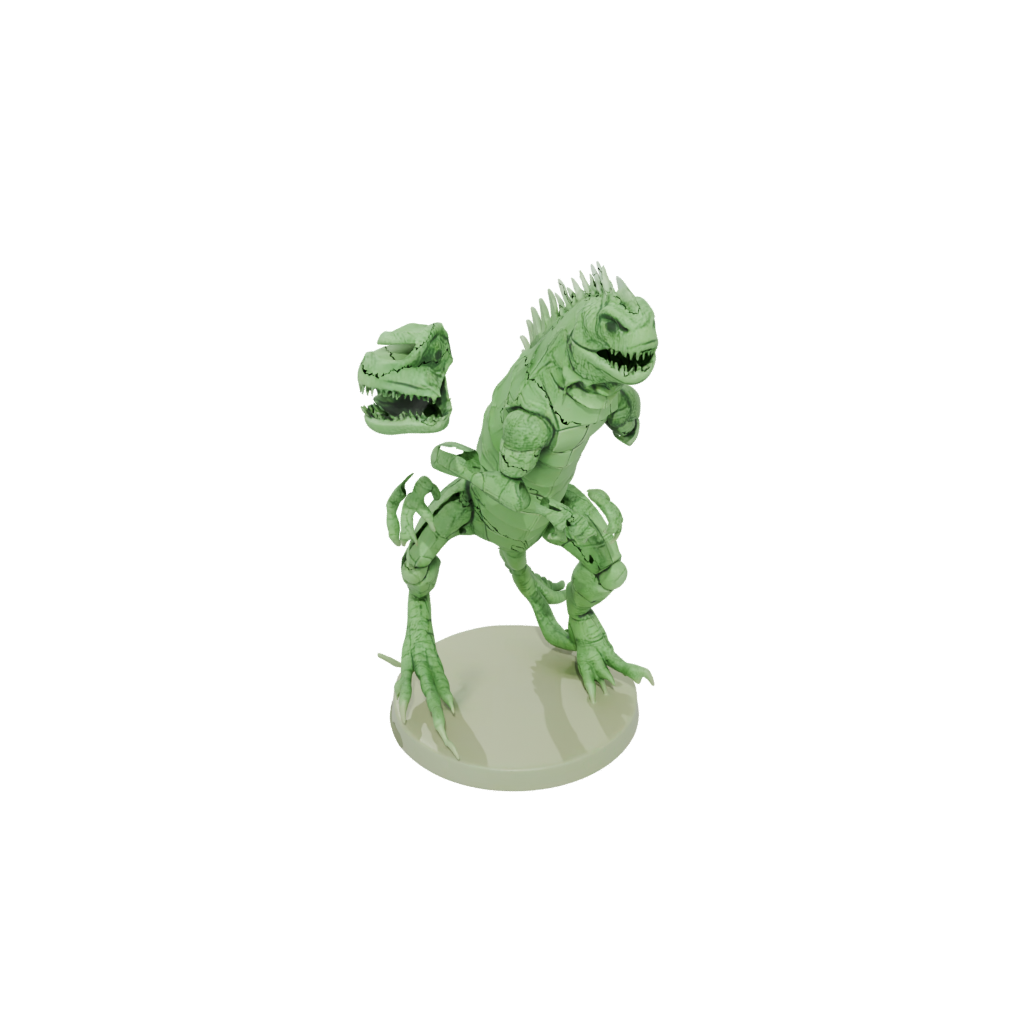 Glow Armored Flexi Iguana